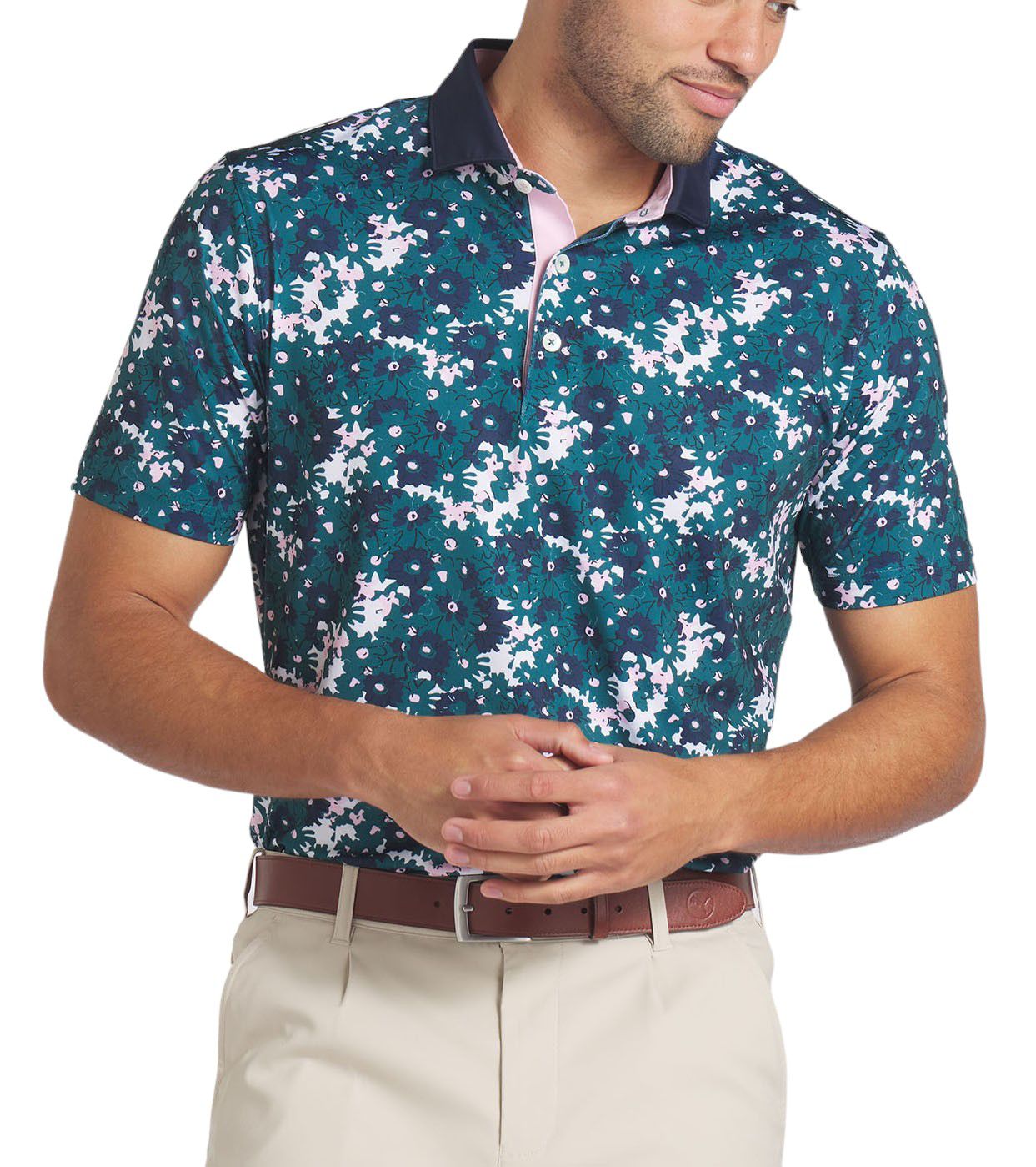 PUMA x Arnold Palmer Men's Floral Golf Polo