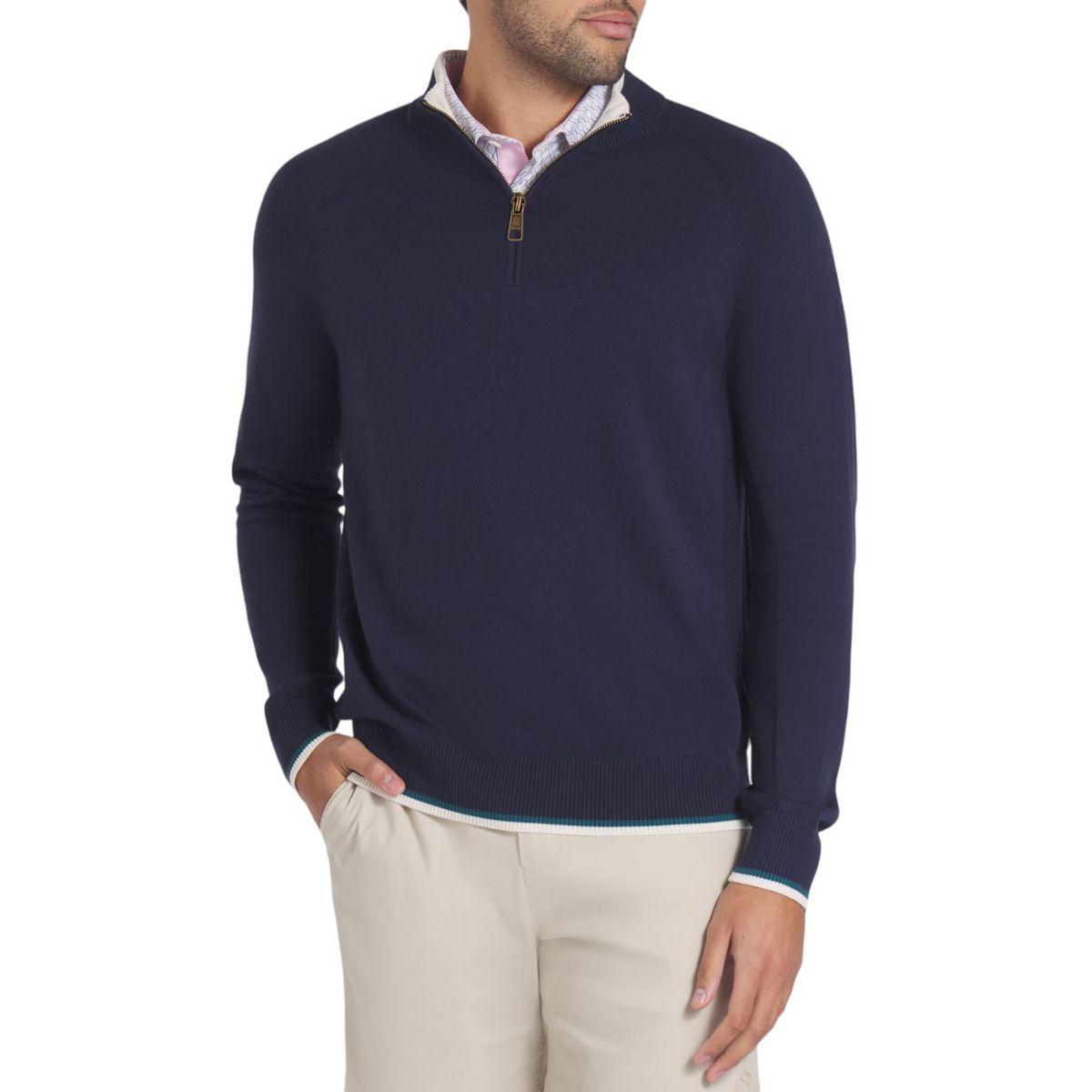 G/FORE Men's Soutache Knit Interlock Tall Trucker Golf Hat | Golf