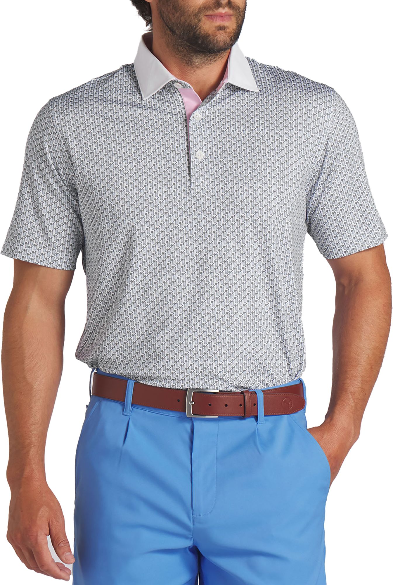 PUMA X Arnold Palmer Men's MATTR Iced Tea Golf Polo