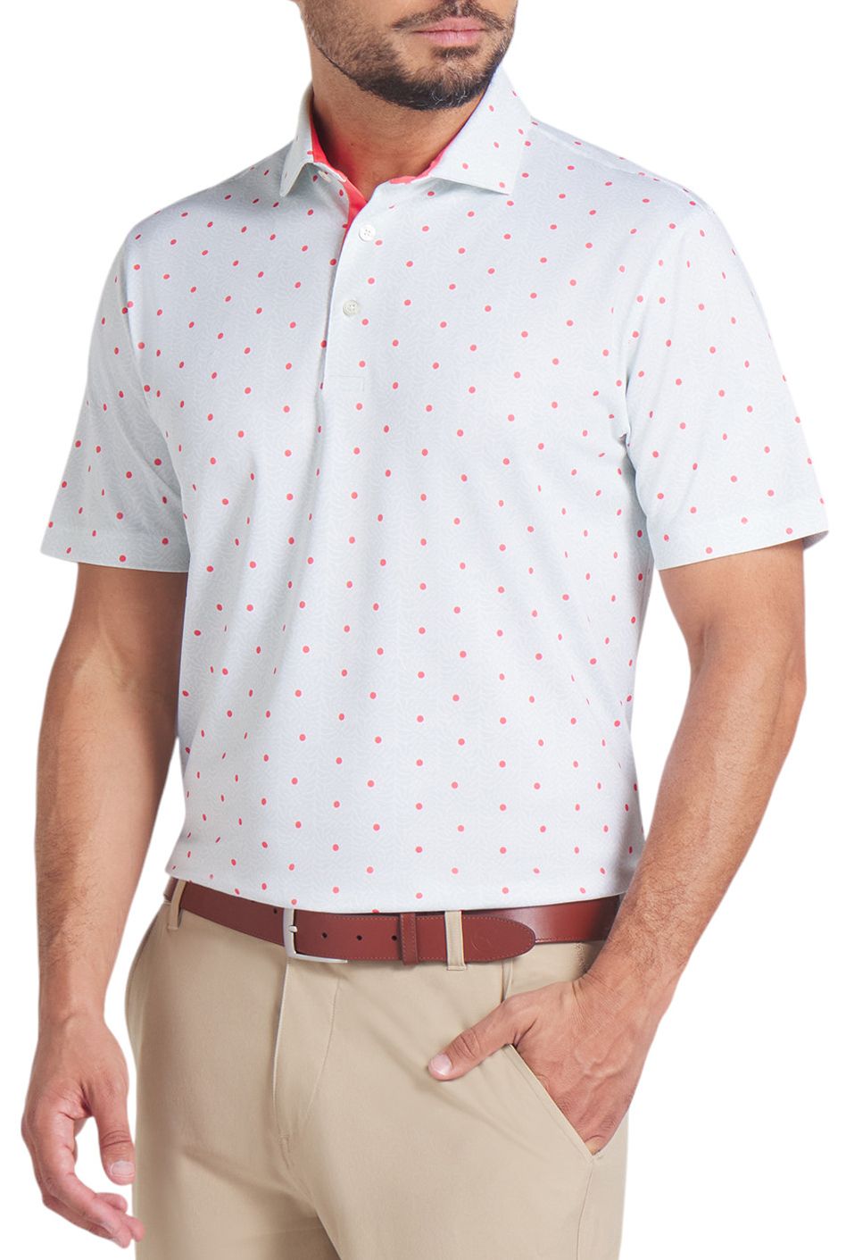 PUMA Men's Pique Botanic Golf Polo