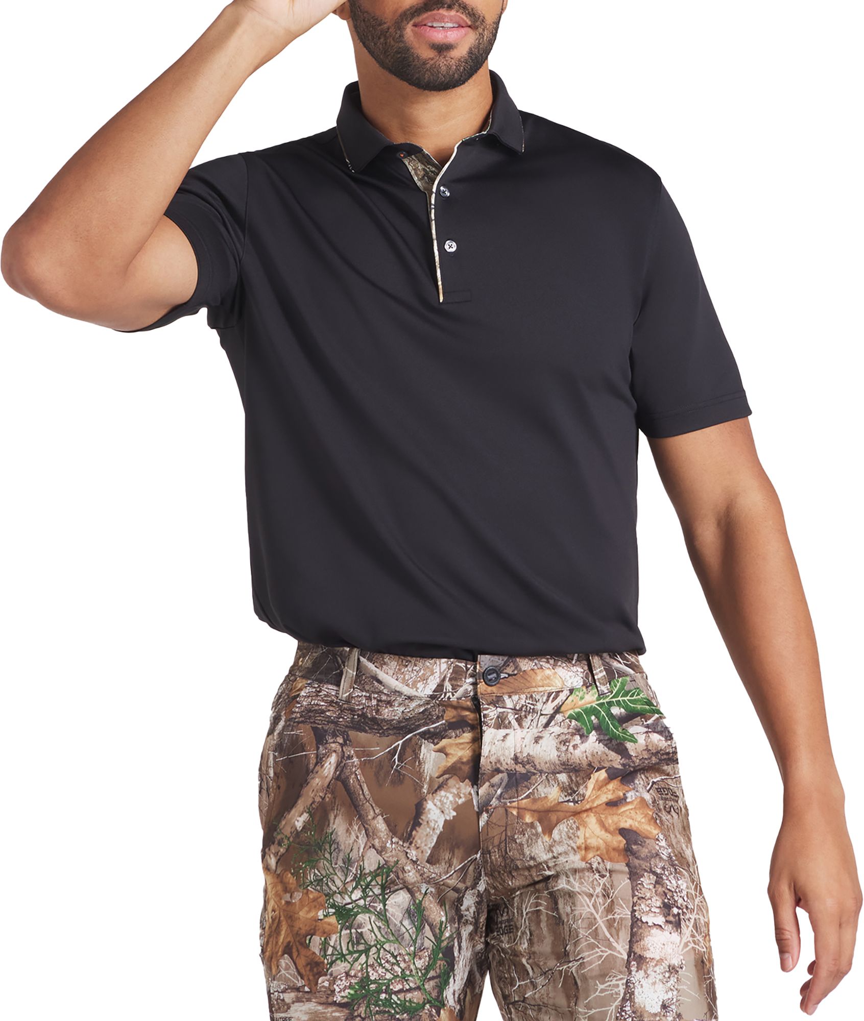PUMA X REALTREE Men's Tipped Golf Polo
