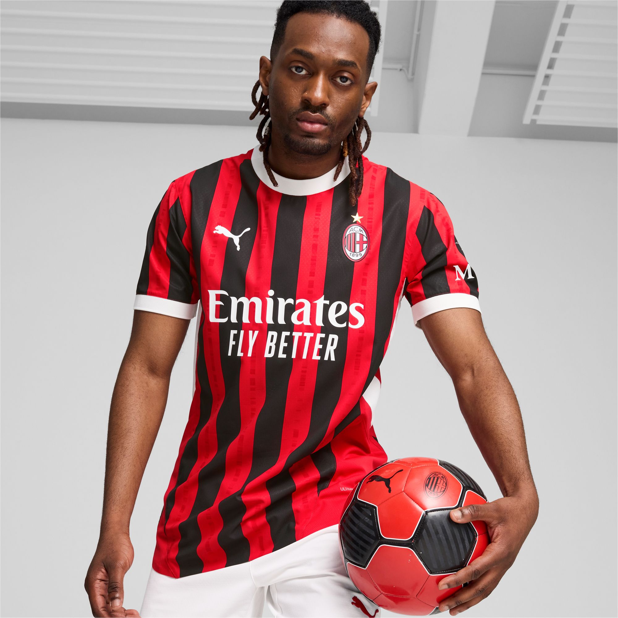 PUMA Adult AC Milan 2024 Home Authentic Jersey