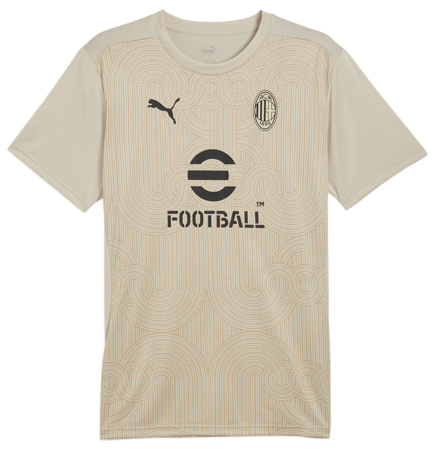 PUMA Adult AC Milan 2024 Tan Prematch Jersey