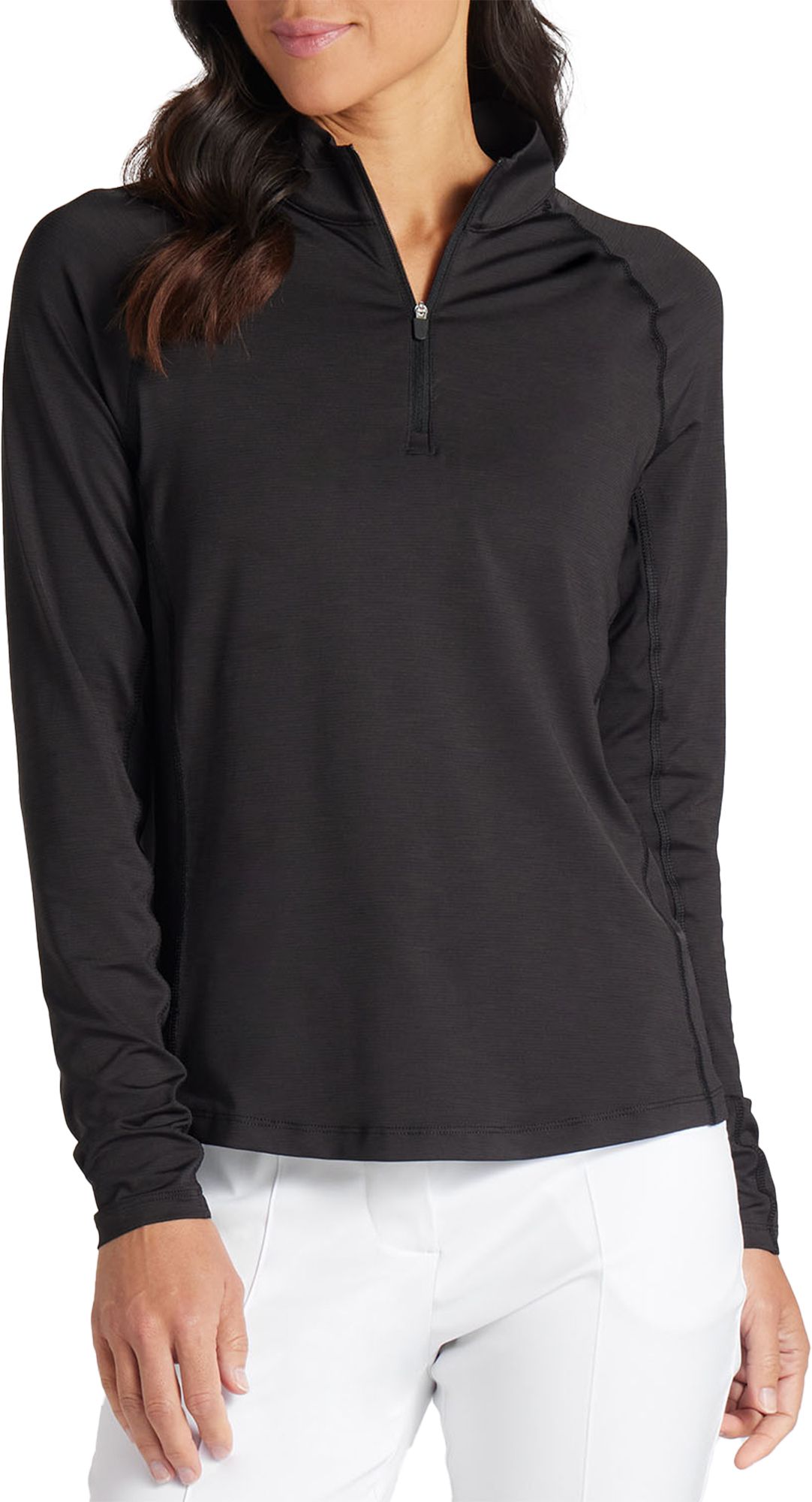 PUMA Women's YouV Solid Golf 1/4 Zip Pullover