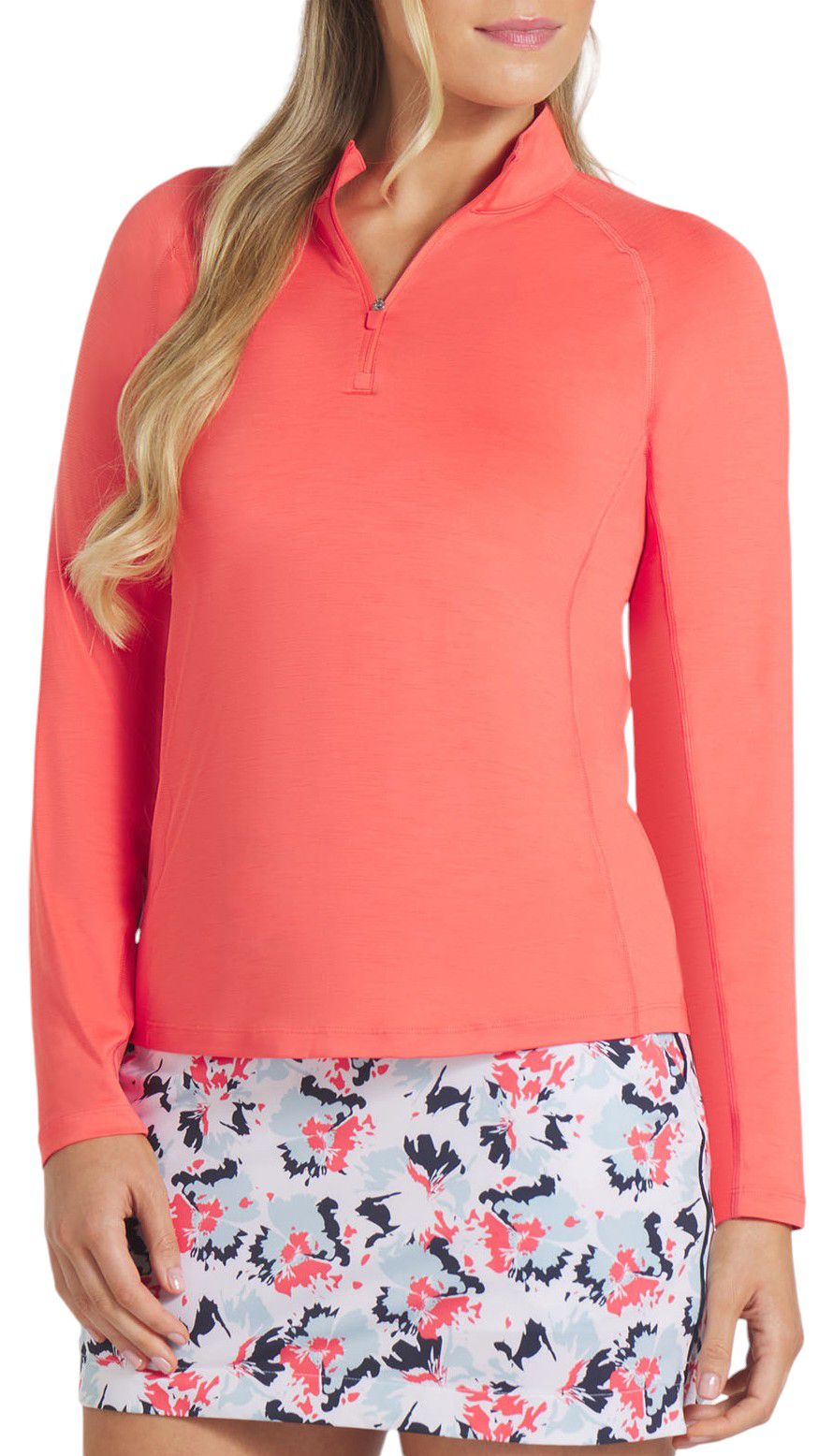 PUMA Women's YouV Solid Golf 1/4 Zip Pullover