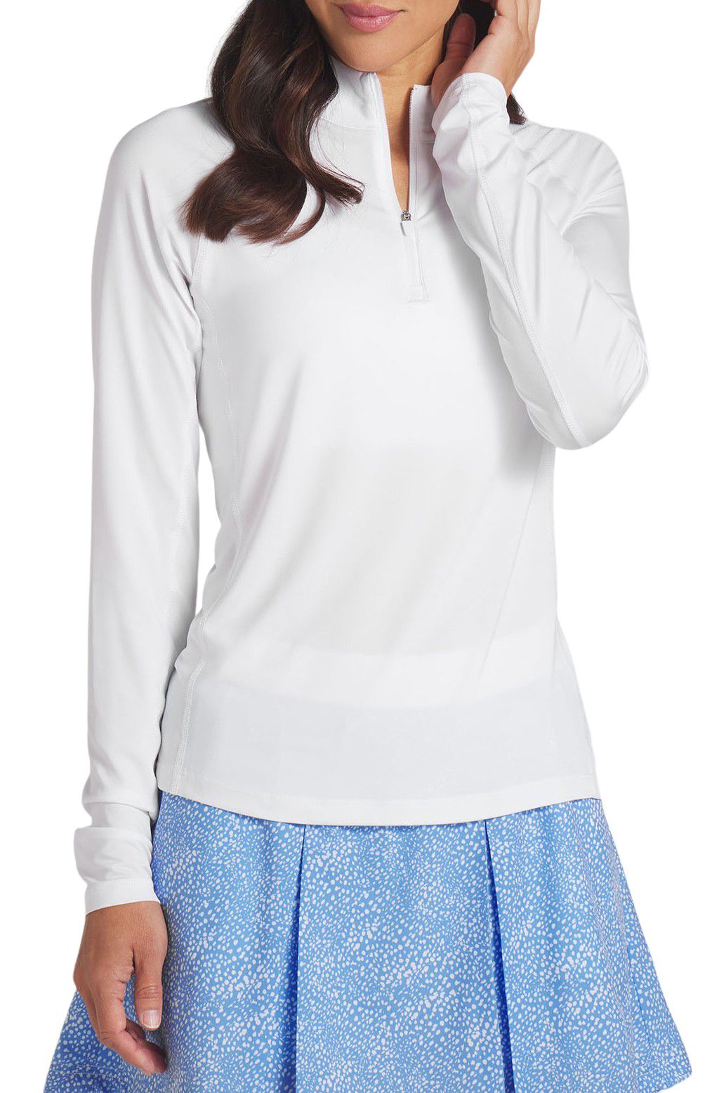 PUMA Women's YouV Solid Golf 1/4 Zip Pullover