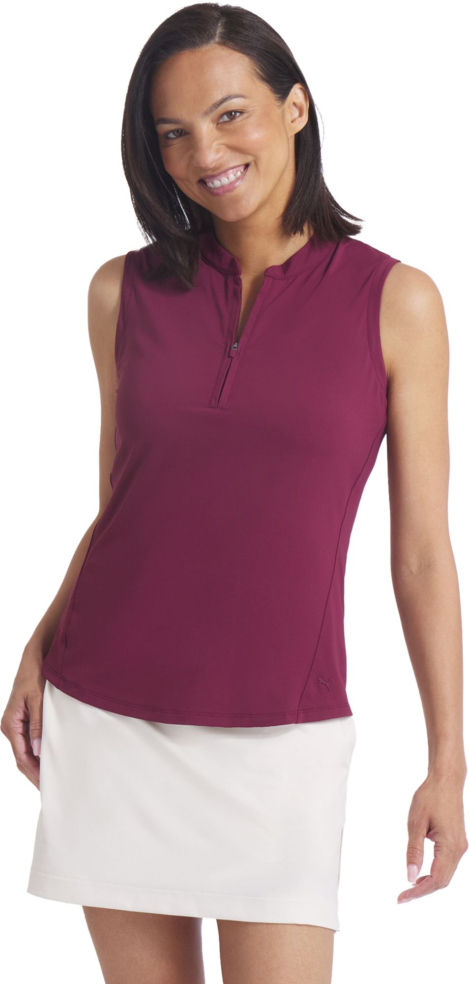 PUMA Women's Sleeveless Aerlon Golf Polo