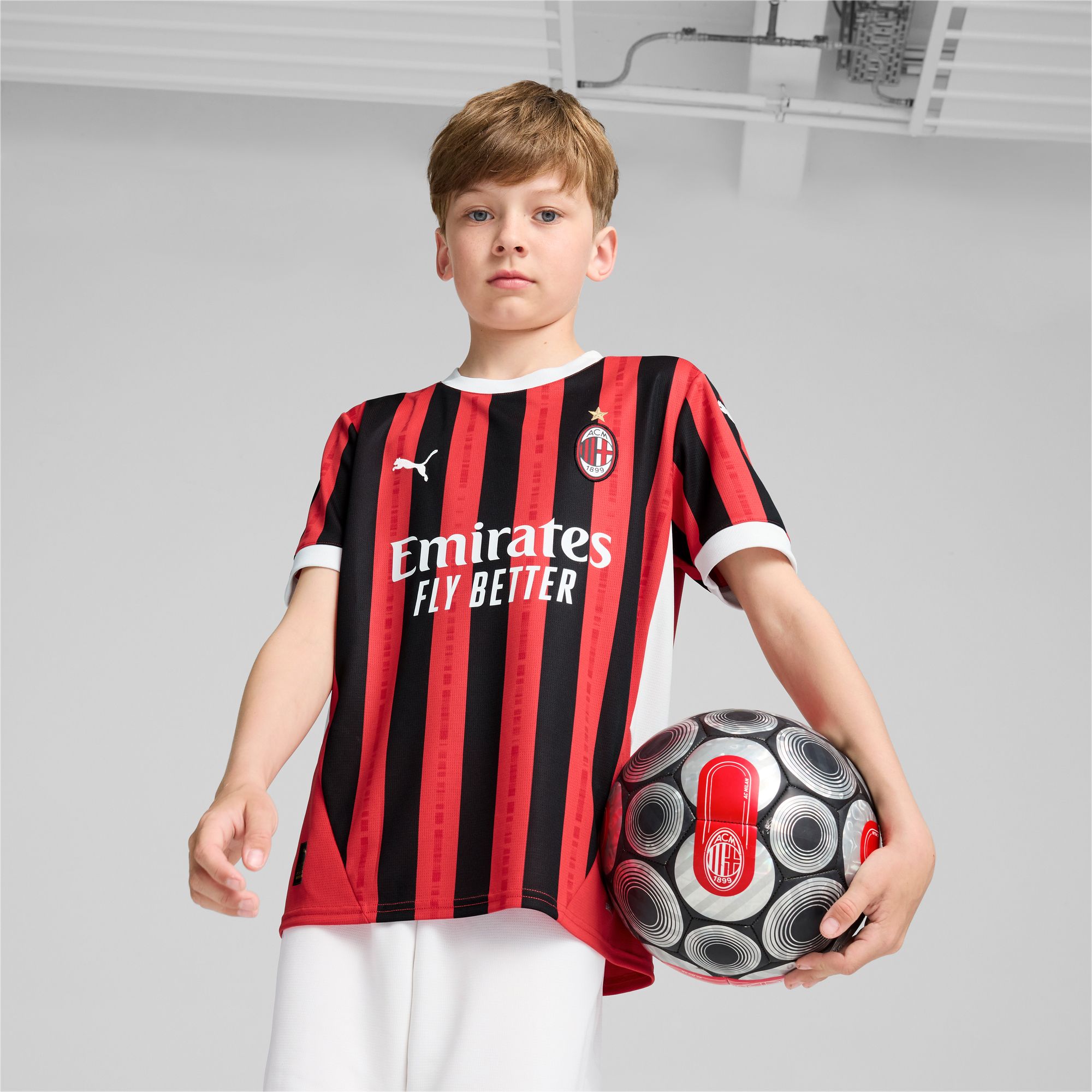 PUMA Youth AC Milan 2024 Home Replica Jersey