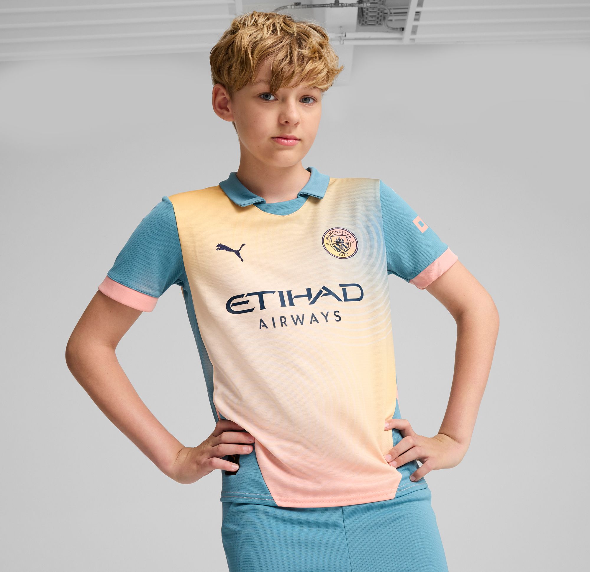 PUMA Youth Manchester City 2024-2025 Fourth Replica Jersey