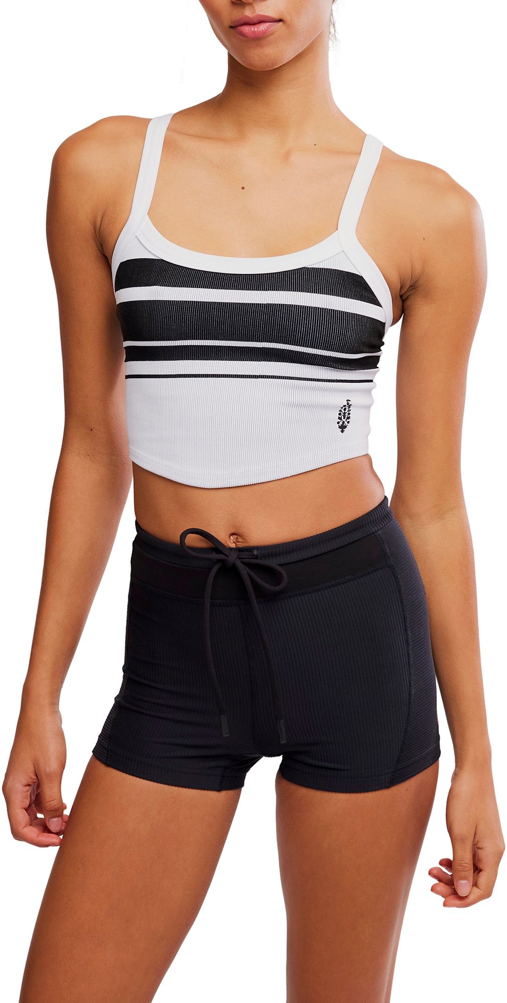 White/Black Stripe