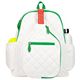 Quilted White/Green