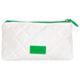 Quilted White/Green