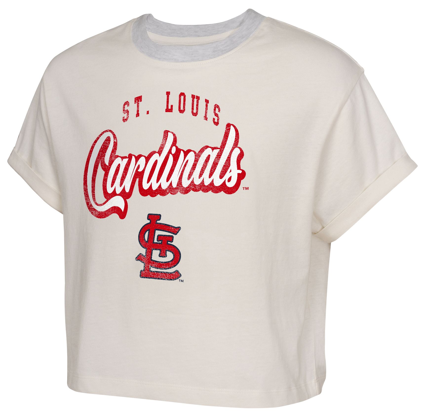 MLB Girls' St. Louis Cardinals Off-White City Pennant T-Shirt