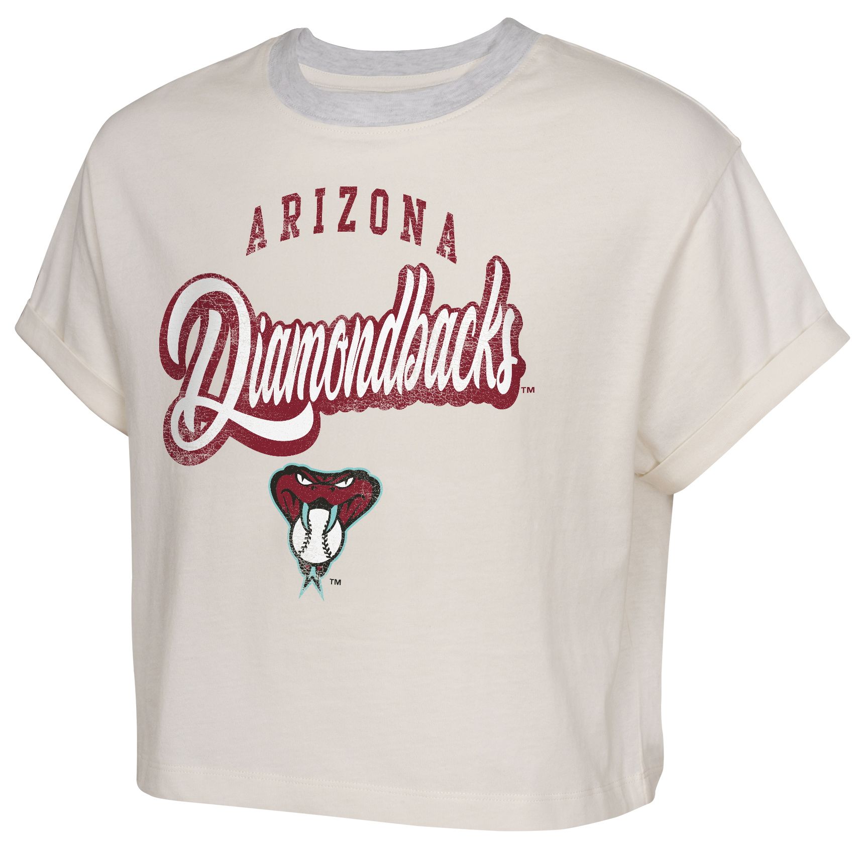 MLB Girls' Arizona Diamondbacks Off-White City Pennant T-Shirt
