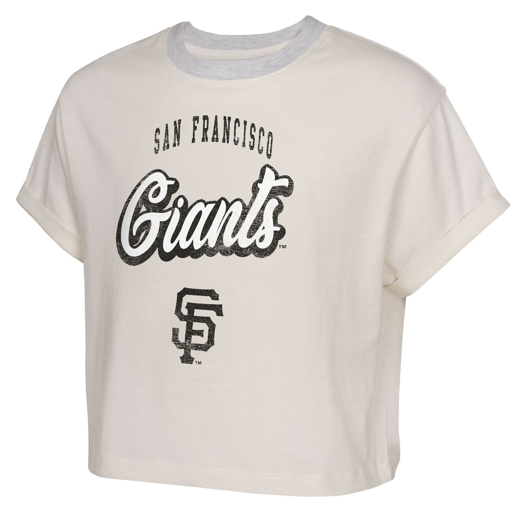 MLB Girls' San Francisco Giants Off-White City Pennant T-Shirt