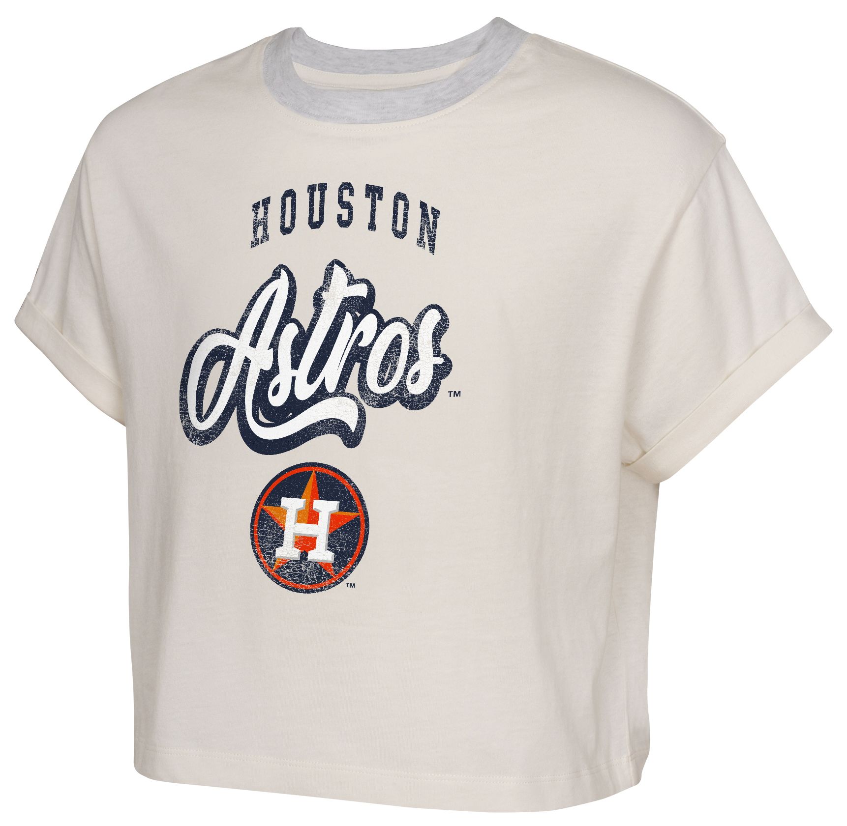 MLB Girls' Houston Astros Off-White City Pennant T-Shirt