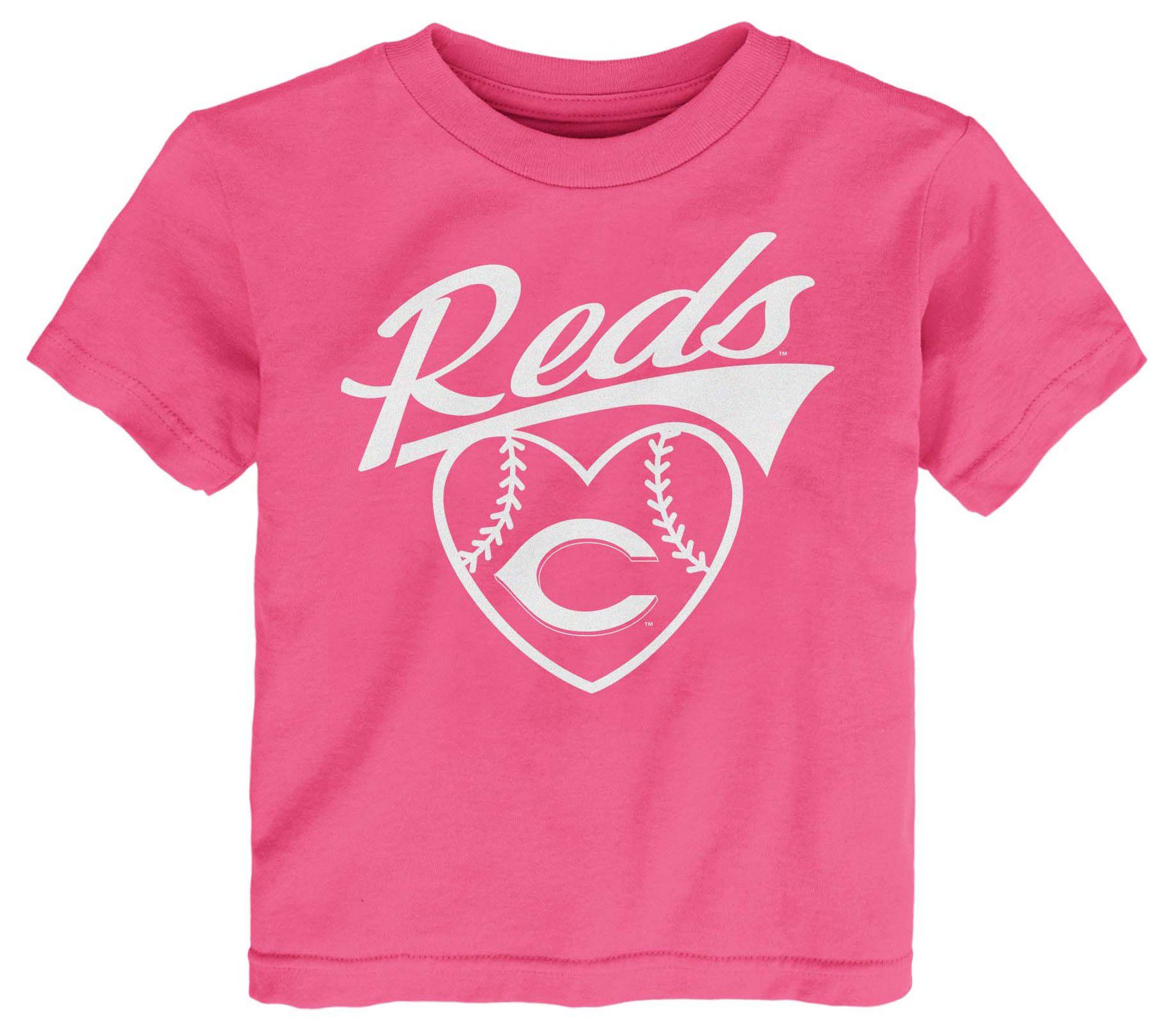 MLB Toddler Cincinnati Reds Pink Homerun T-Shirt