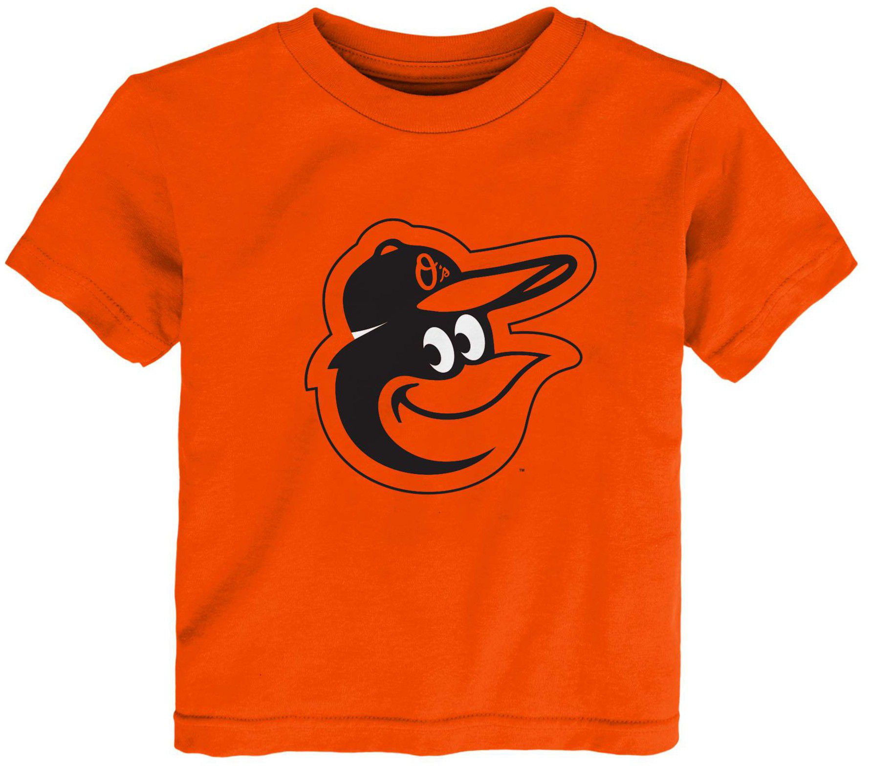 MLB Team Apparel Toddler Baltimore Orioles Orange Logo T-Shirt