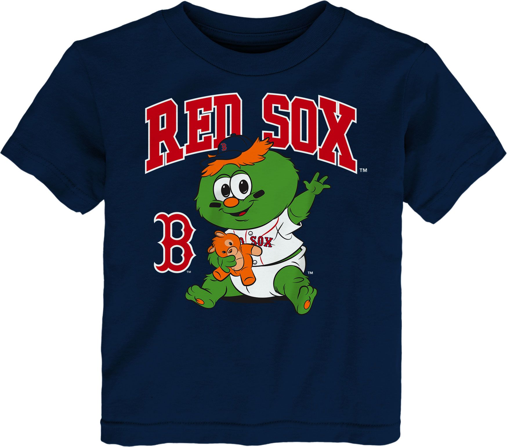 MLB Team Apparel Toddler Boston Red Sox Navy Mascot T-Shirt