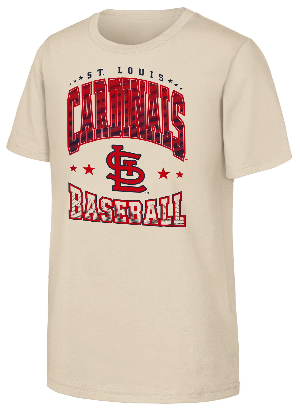 MLB Youth St. Louis Cardinals Batter's Box Tan T-Shirt