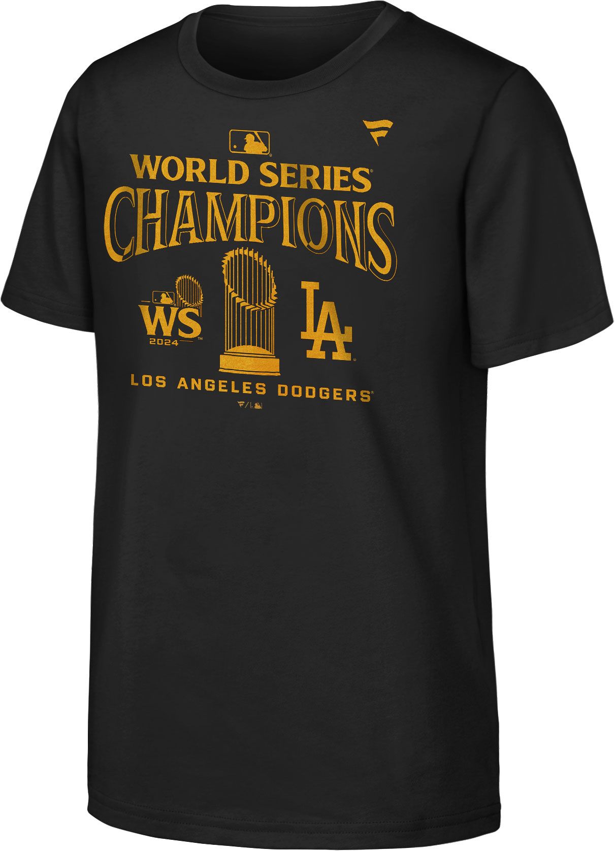 MLB Team Apparel Youth 2024 World Series Champions Los Angeles Dodgers Parade T-Shirt