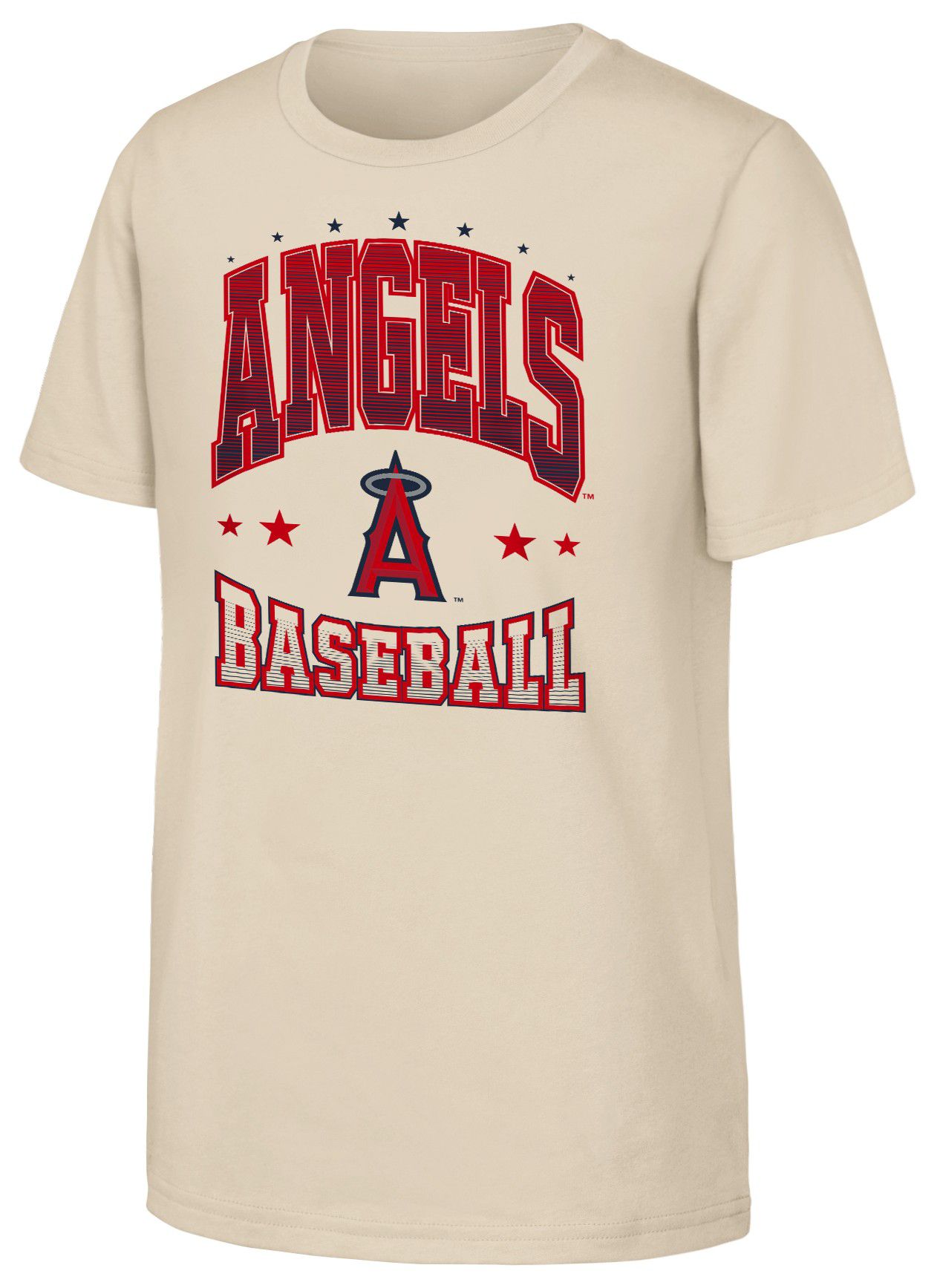 MLB Youth Los Angeles Angels Batter's Box Tan T-Shirt