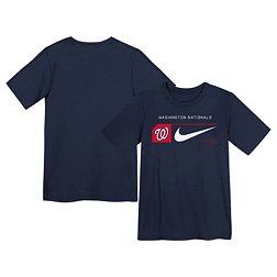 Nike Little Kids' Washington Nationals Navy Swoosh Lock T-Shirt