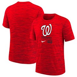 Nike Youth Washington Nationals Red Logo Velocity T-Shirt