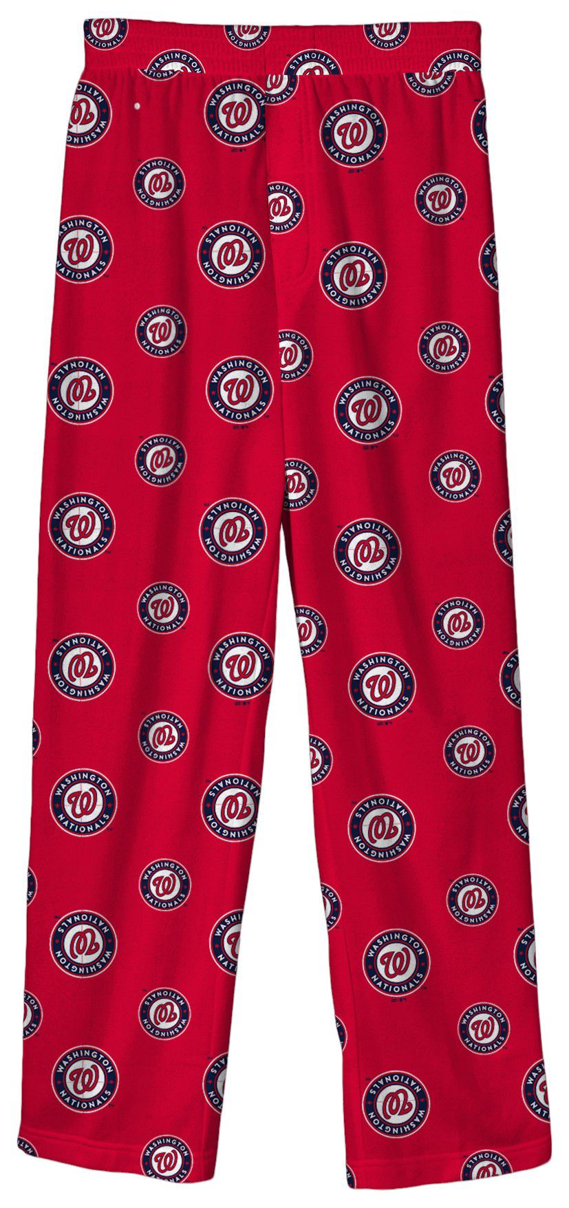 MLB Team Apparel Youth Washington Nationals Red Sleep Pants