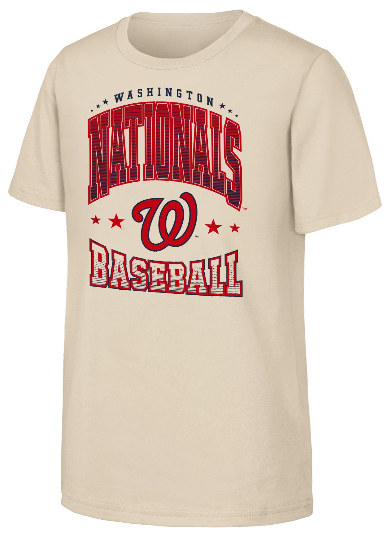 MLB Youth Washington Nationals Batter's Box Tan T-Shirt