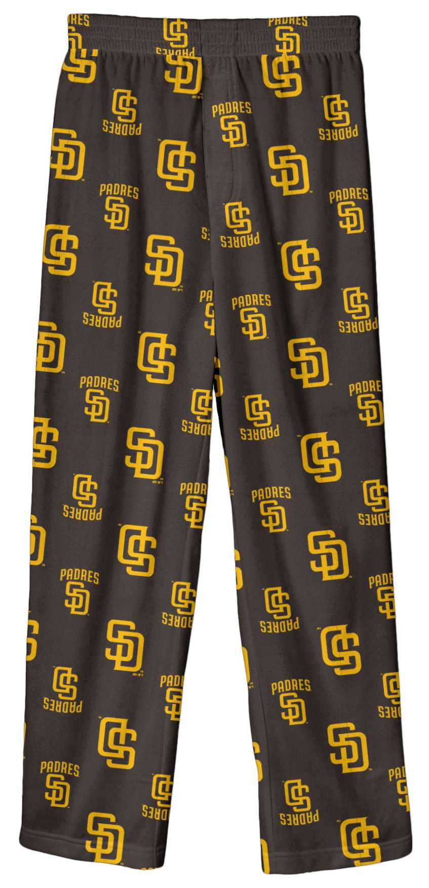 MLB Team Apparel Youth San Diego Padres Brown Sleep Pants