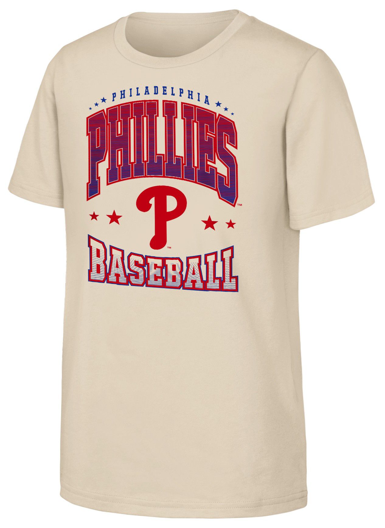 MLB Youth Philadelphia Phillies Batter's Box Tan T-Shirt