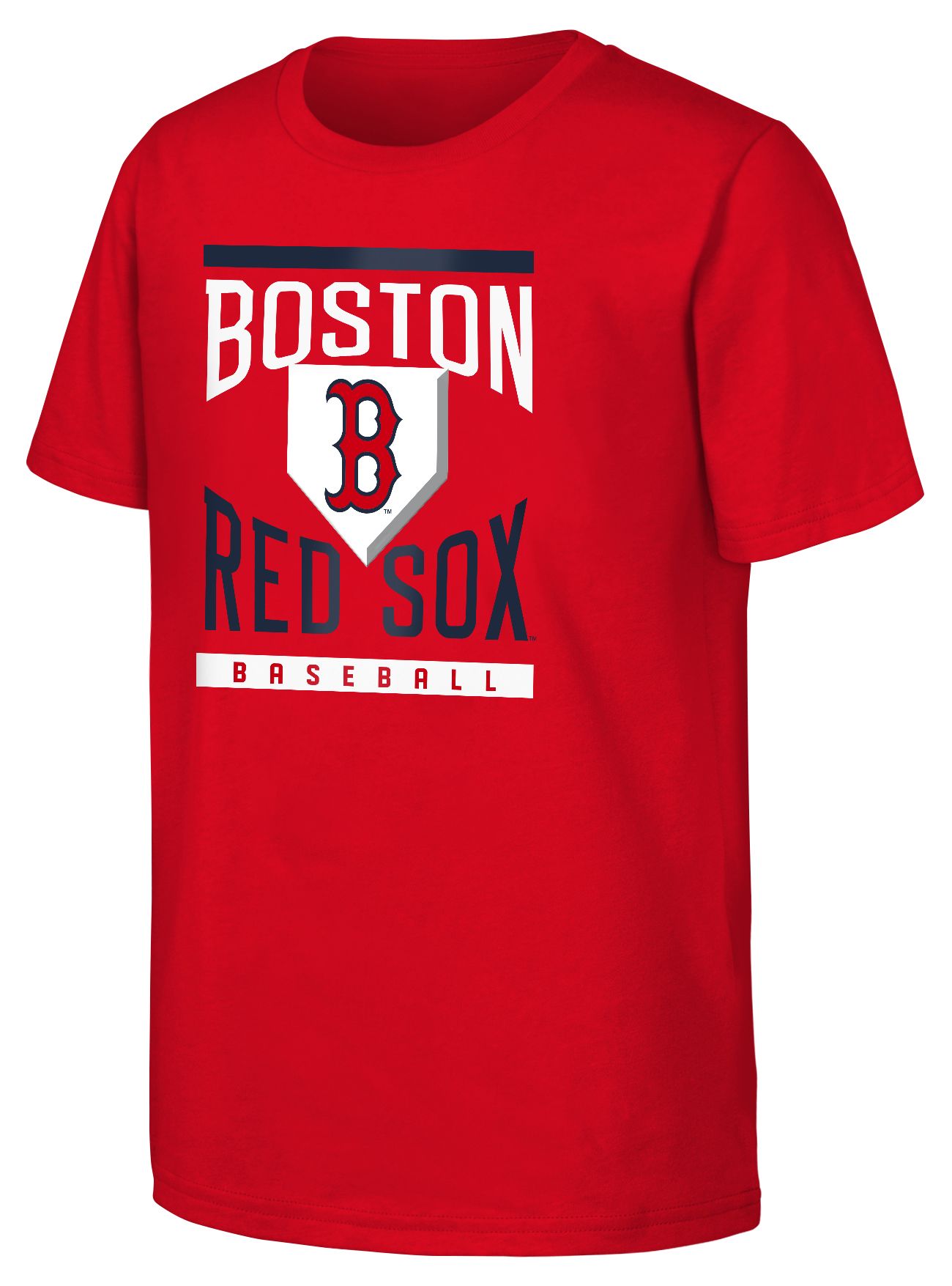 MLB Team Apparel Youth Boston Red Sox Red Loaded Base T-Shirt