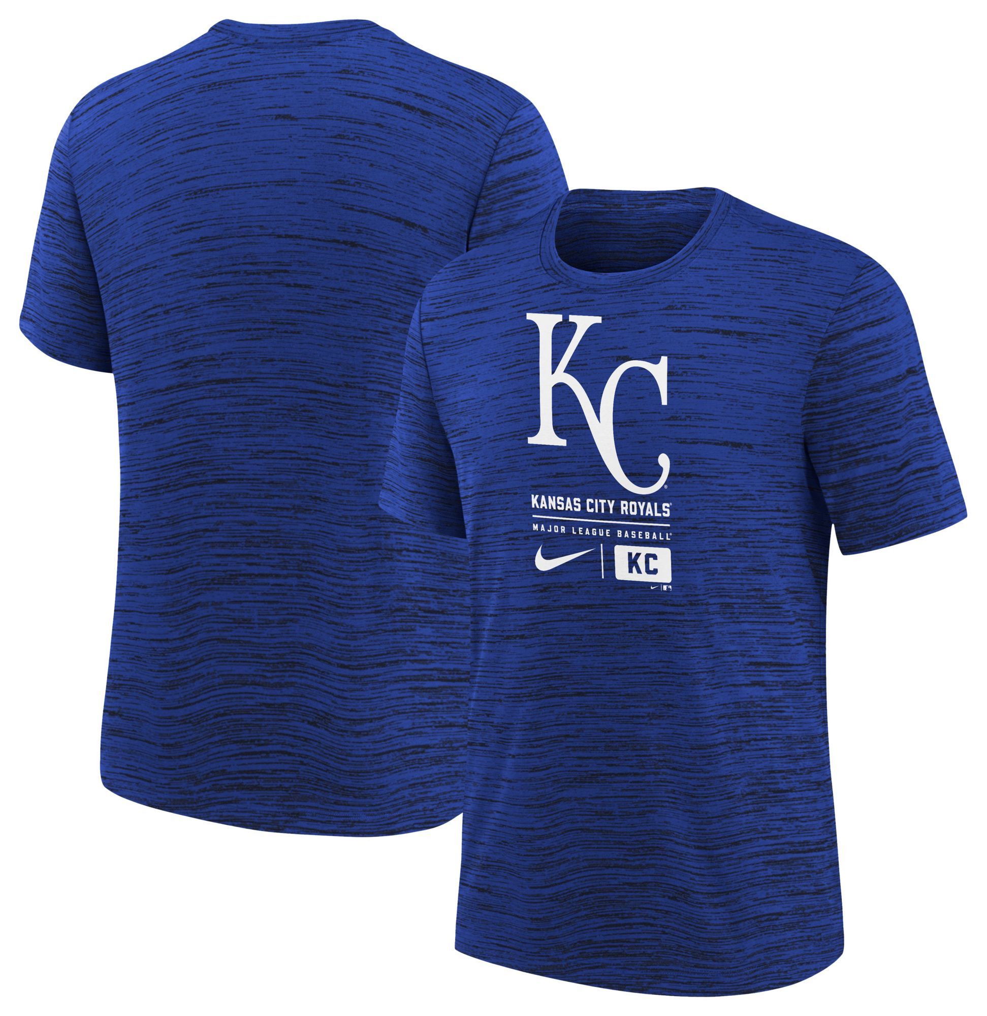 Nike Youth Kansas City Royals Blue Logo Velocity T-Shirt