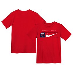 Nike Little Kids' Minnesota Twins Red Swoosh Lock T-Shirt