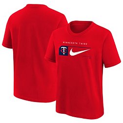 Nike Youth Minnesota Twins Red Swoosh Lock T-Shirt