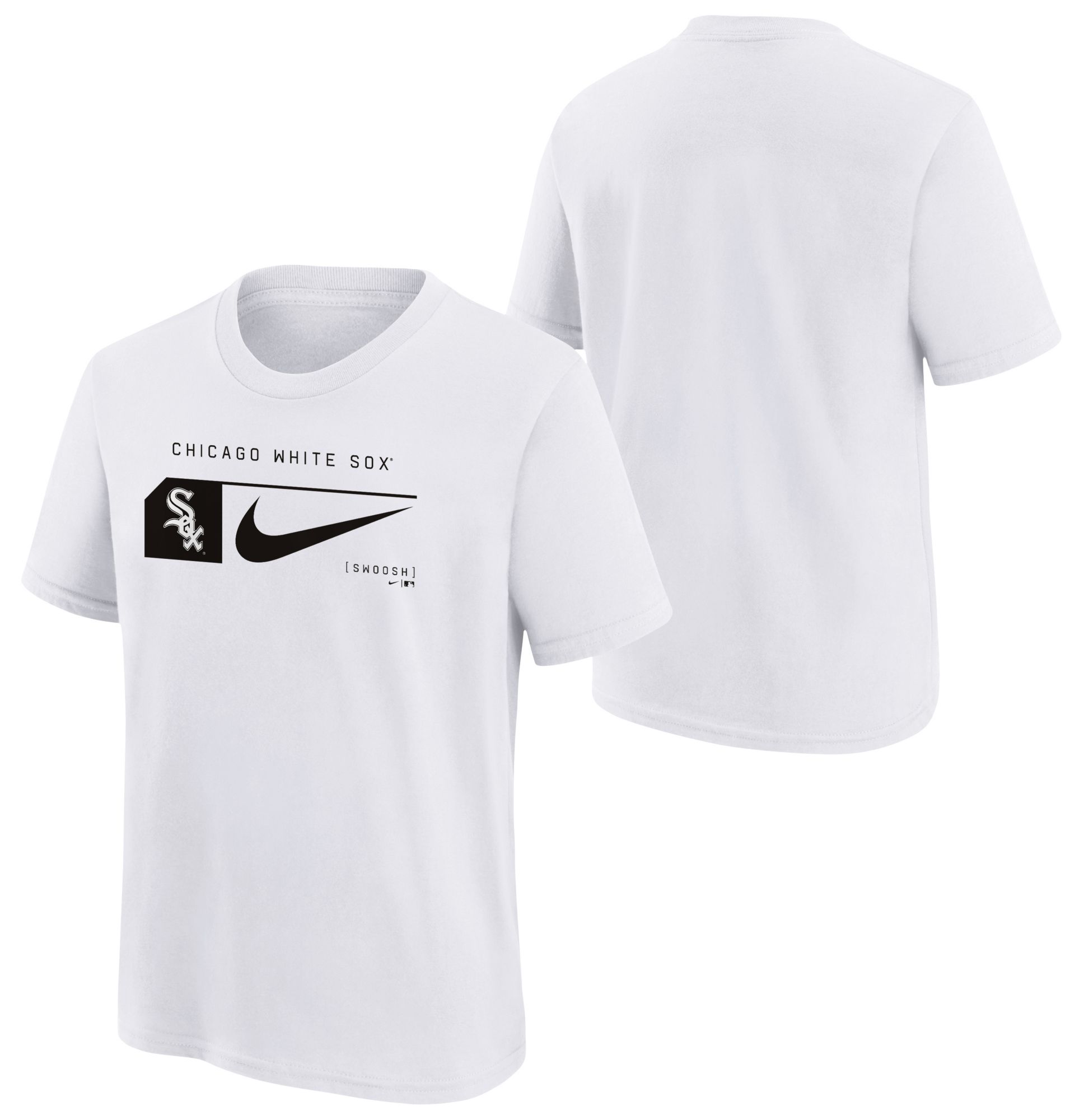 Nike Youth Chicago White Sox White Swoosh Lock T-Shirt