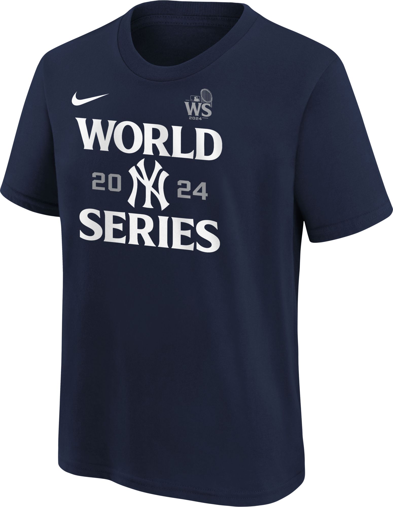 Nike 2024 World Series Bound Youth New York Yankees Dugout Authentic Collection T-Shirt