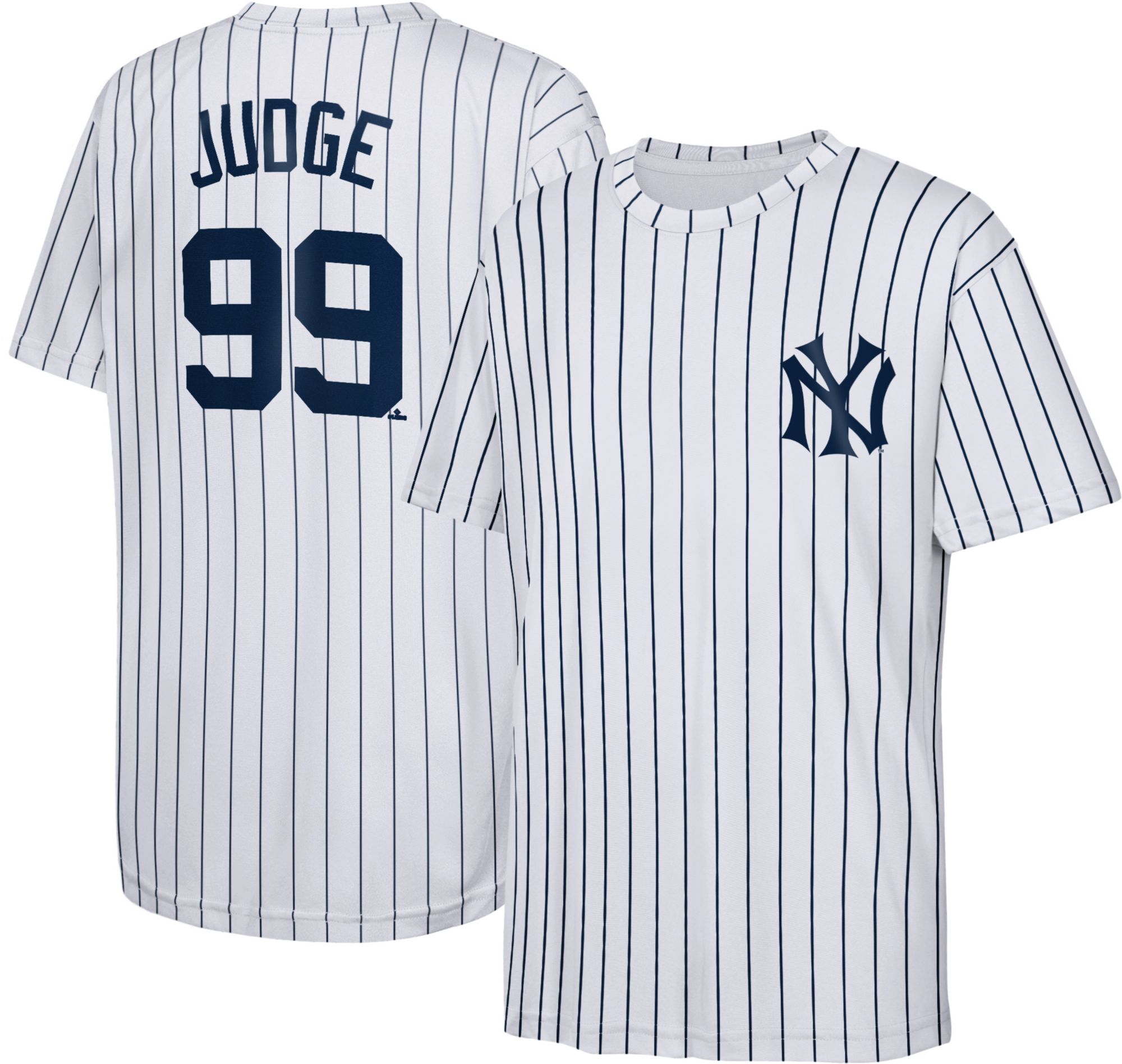 MLB Team Apparel Youth New York Yankees Aaron Judge #99 Triple Sublimated T-Shirt
