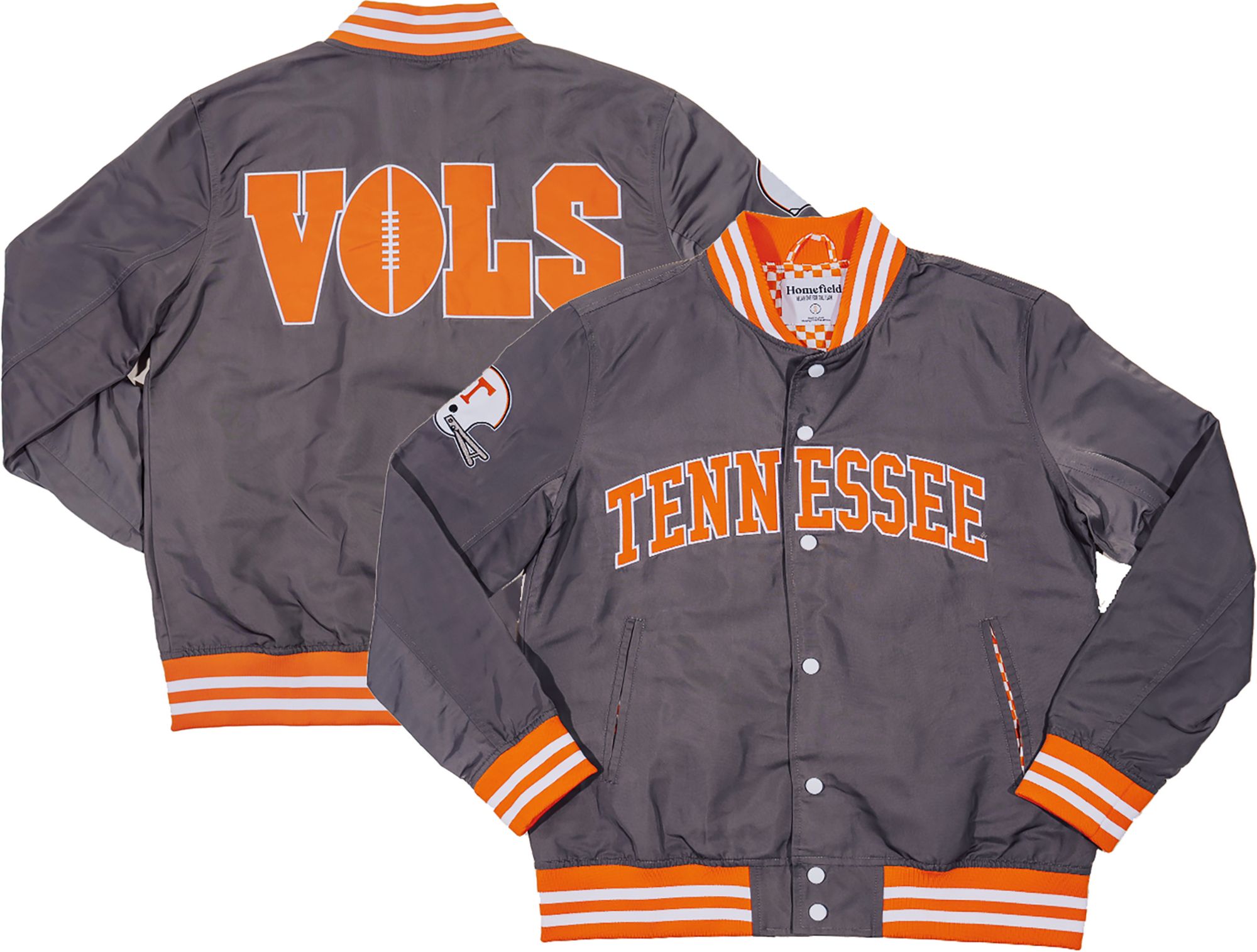 Tennesse Orange Solid Pattern Men's Bomber Premium Jacket