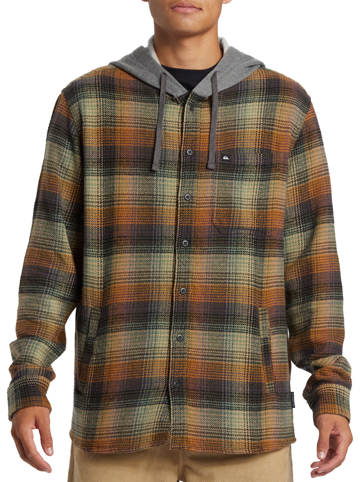 Quiksilver Men's Sandbar Hooded Flannel