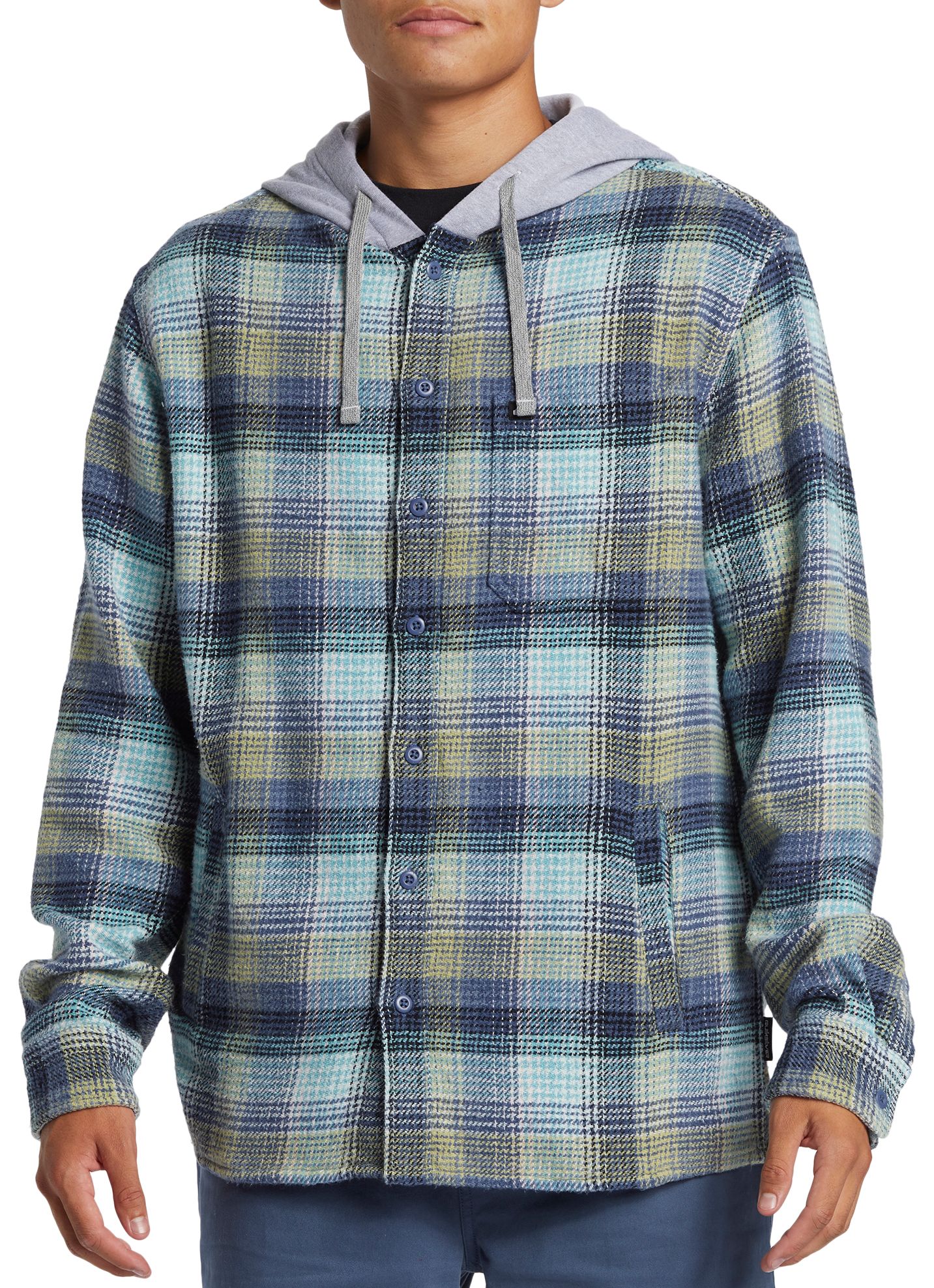 Quiksilver Men's Sandbar Hooded Flannel
