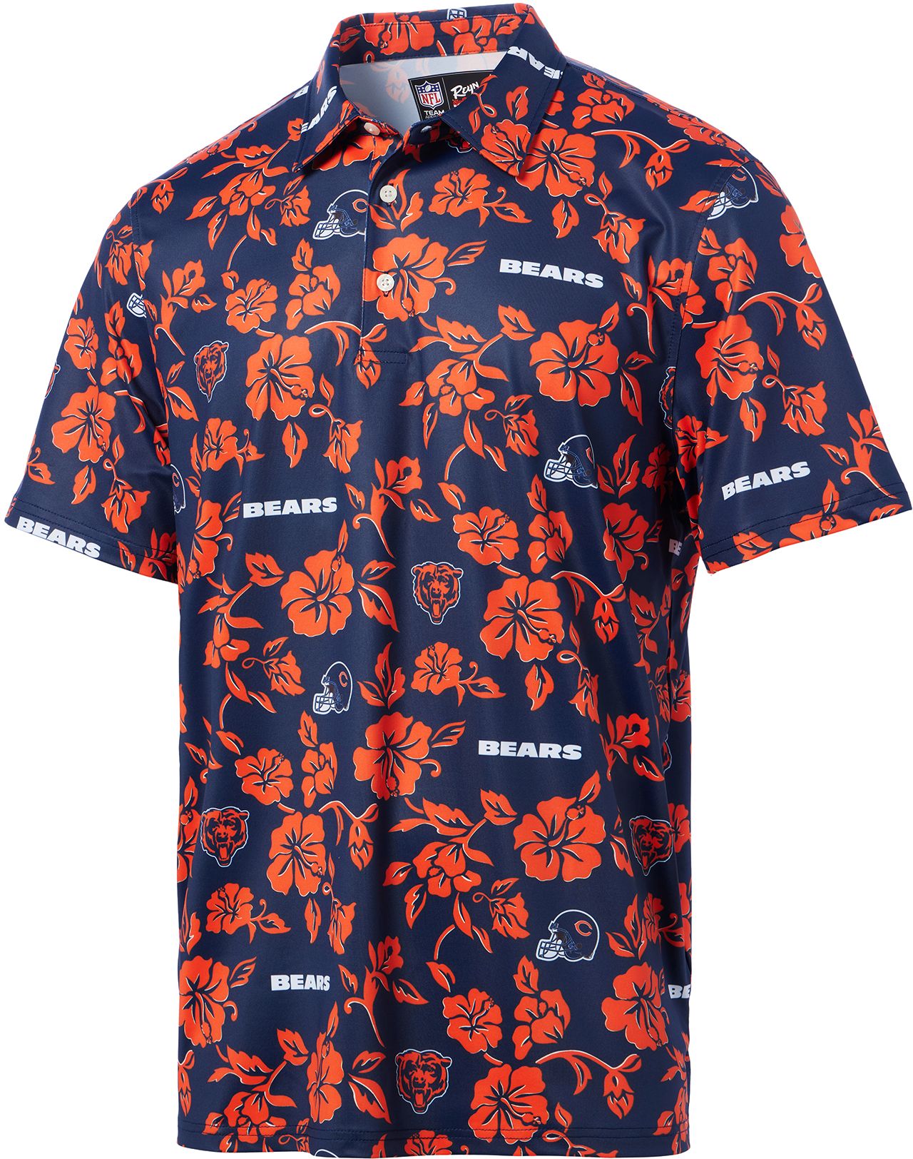 Reyn Spooner Men's Chicago Bears Navy Performance Polo