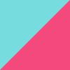 Turquoise/Pink