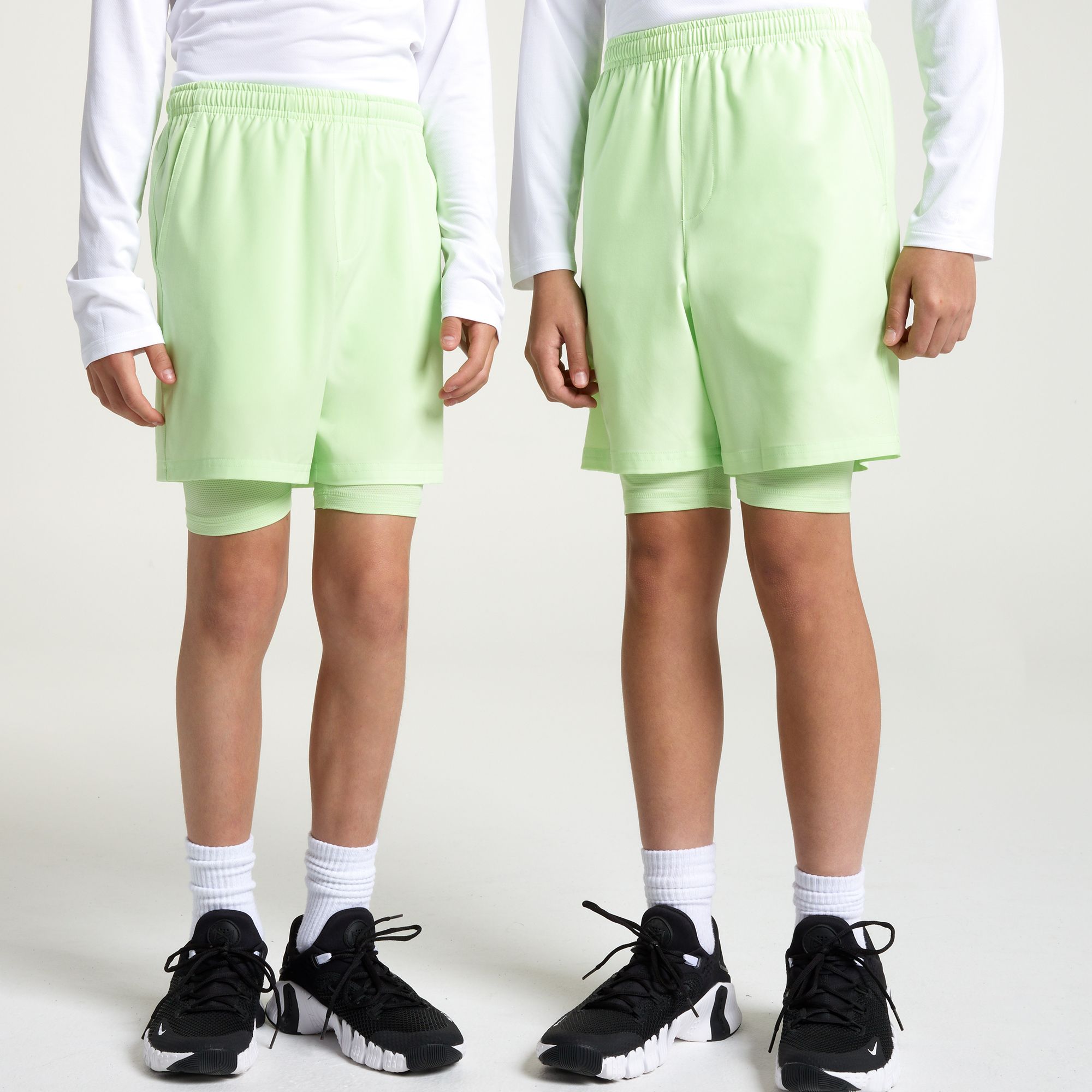 DSG Boys' 2-in-1 Agility Shorts