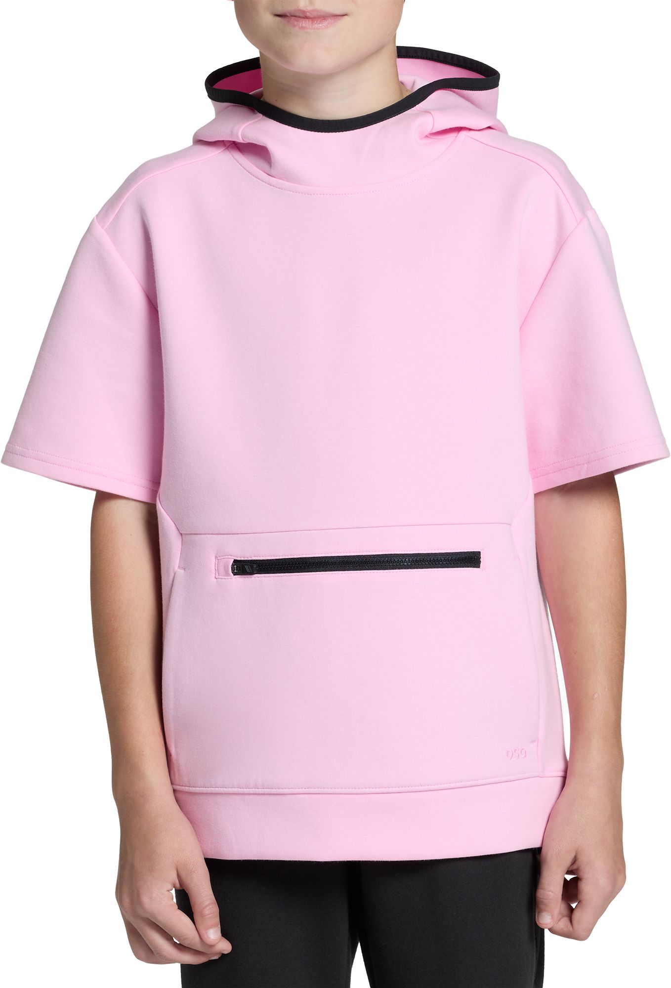 DSG Boys Sport Fleece Short Sleeve Pullover