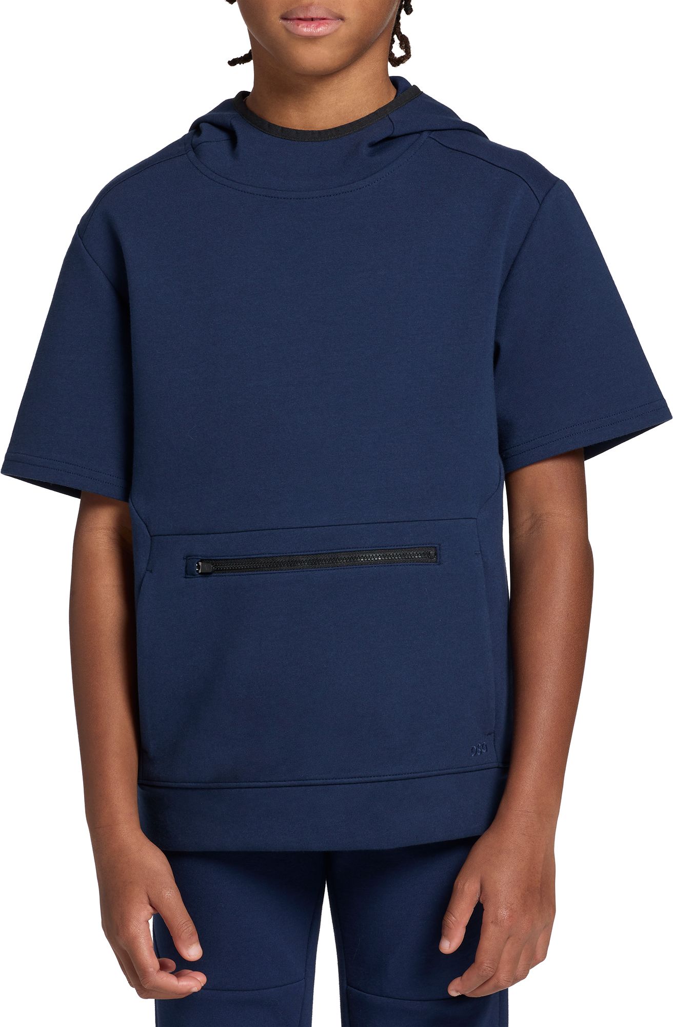 DSG Boys Sport Fleece Short Sleeve Pullover