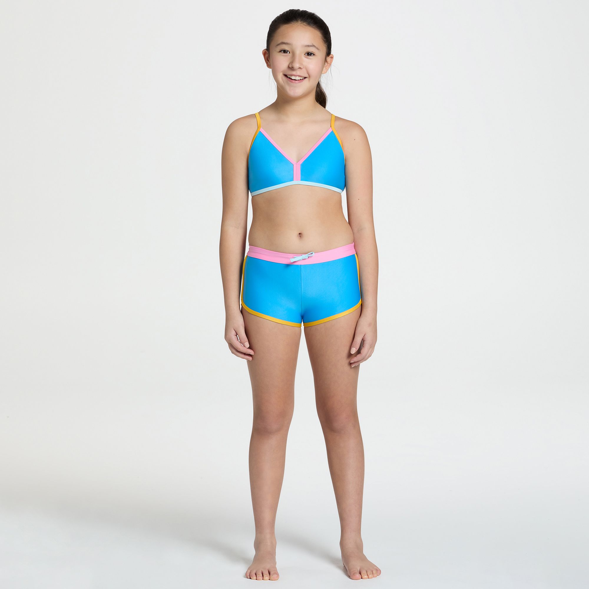 DSG Girls' Bound Bikini Swim Top