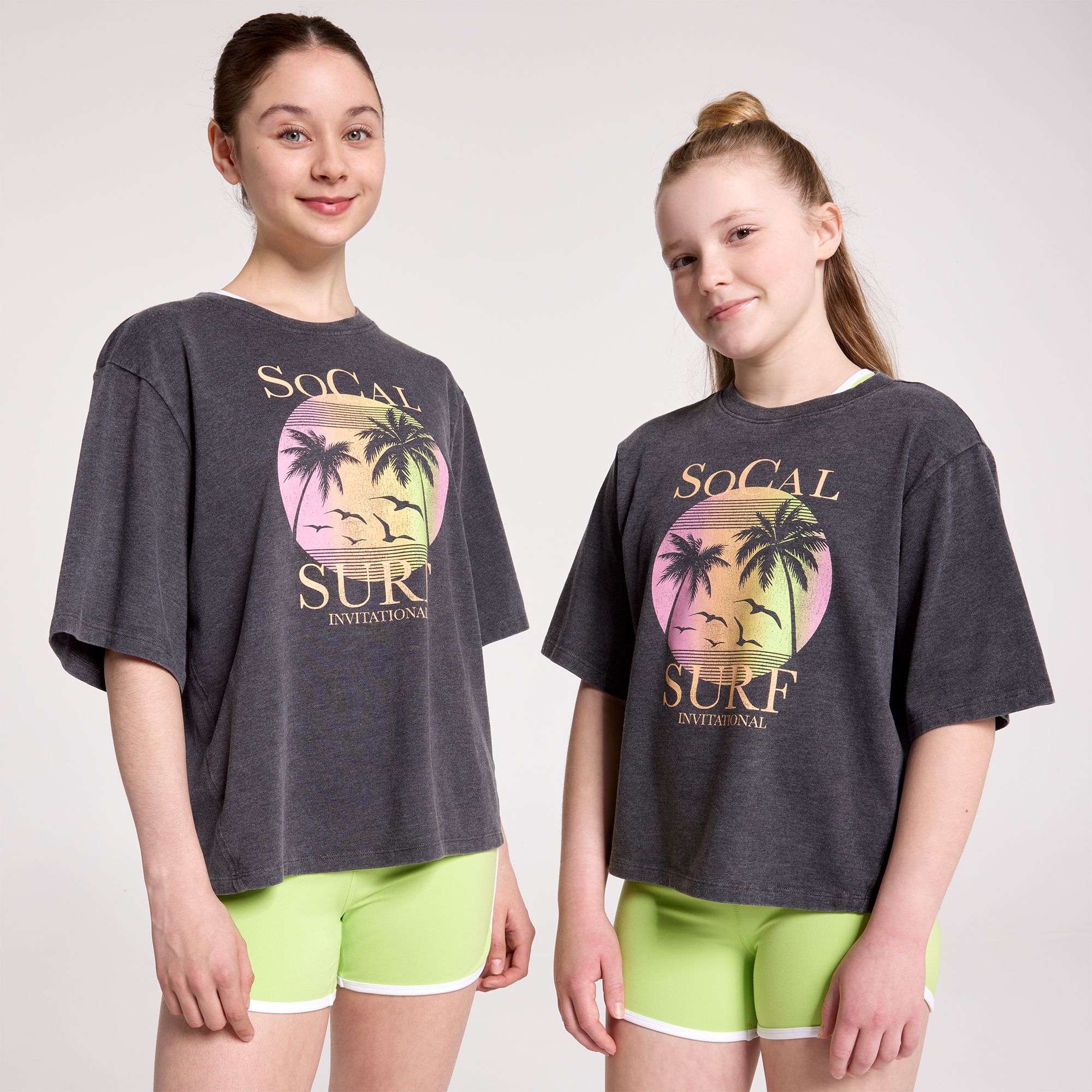 DSG Girls' Cotton Graphic Tee