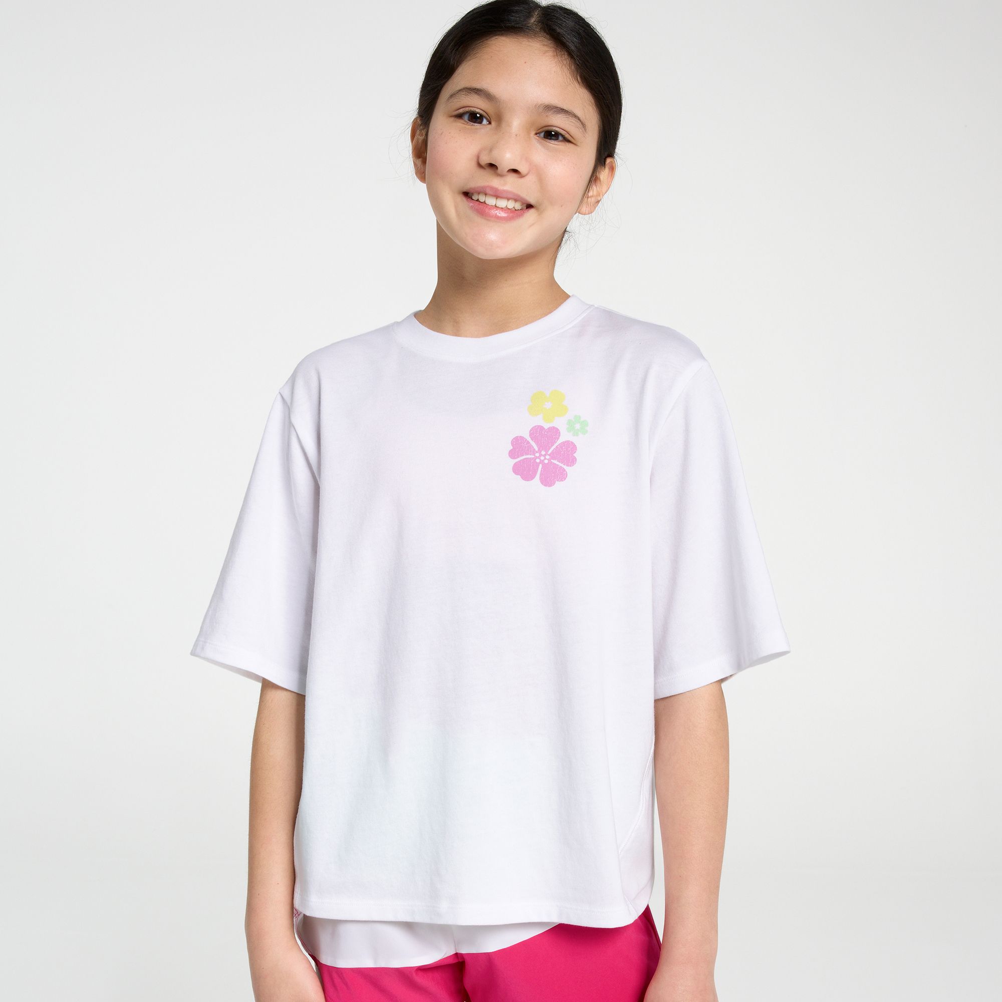 DSG Girls' Cotton Graphic Tee